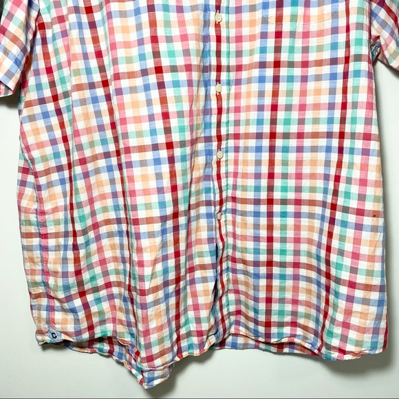 Daniel Cremieux Plaid Short Sleeve Button Down - Picture 5 of 11